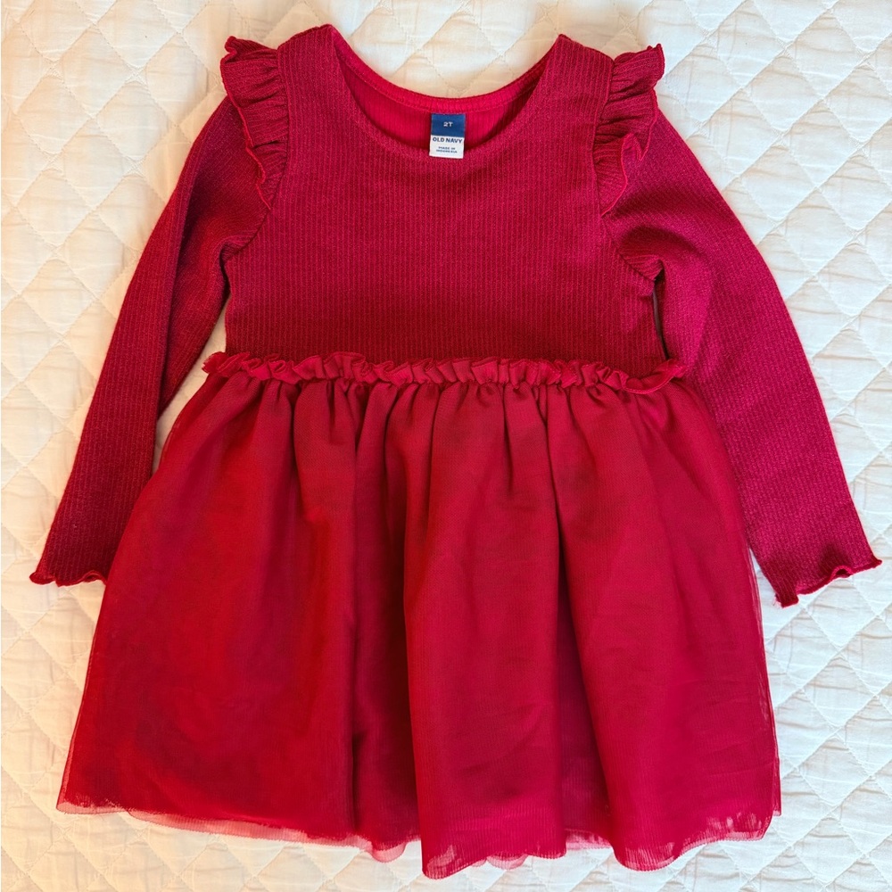 Old Navy Vibrant Pink Ribbed Top